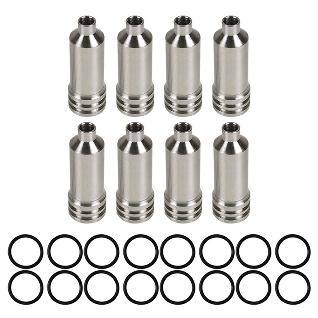 New 8 Sets Injector Cup & O-rings For 2001-2004 GMC Gm 6.6l Duramax 97188463Lb7-Lab Work Auto Parts-