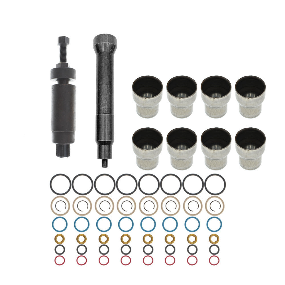 New Injector Sleeve Cup Removal Tool Install Kit For Ford 03-10 Powerstroke Lab Work Auto