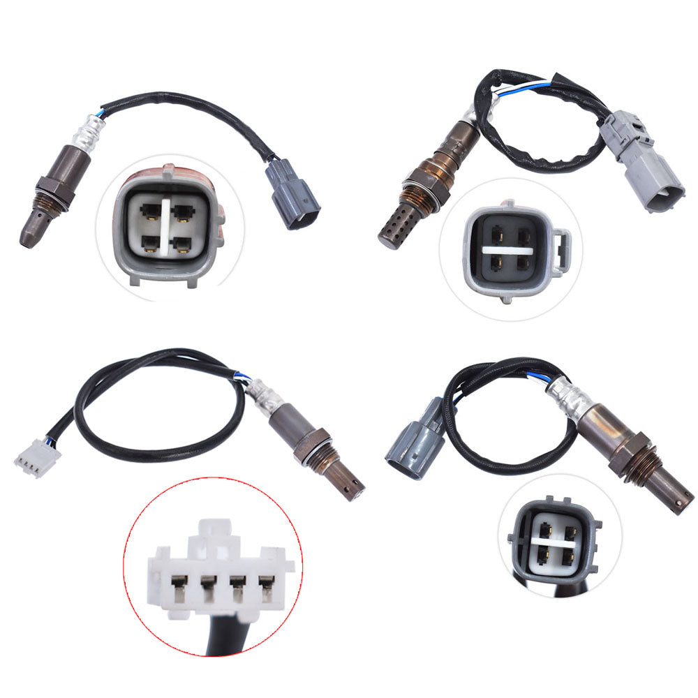 New Oxygen Sensor O2 Complete Set 4 3.3L-V6 Fit for 2004 05 06 Toyota Sienna Lab Work Auto