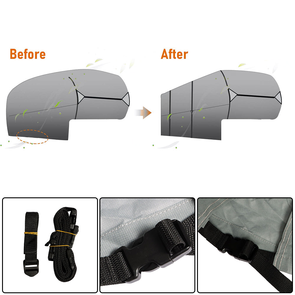 Non-Woven Fabric Travel Trailer RV Cover Waterproof Anti-UV For Camper 26'-29' Lab Work Auto