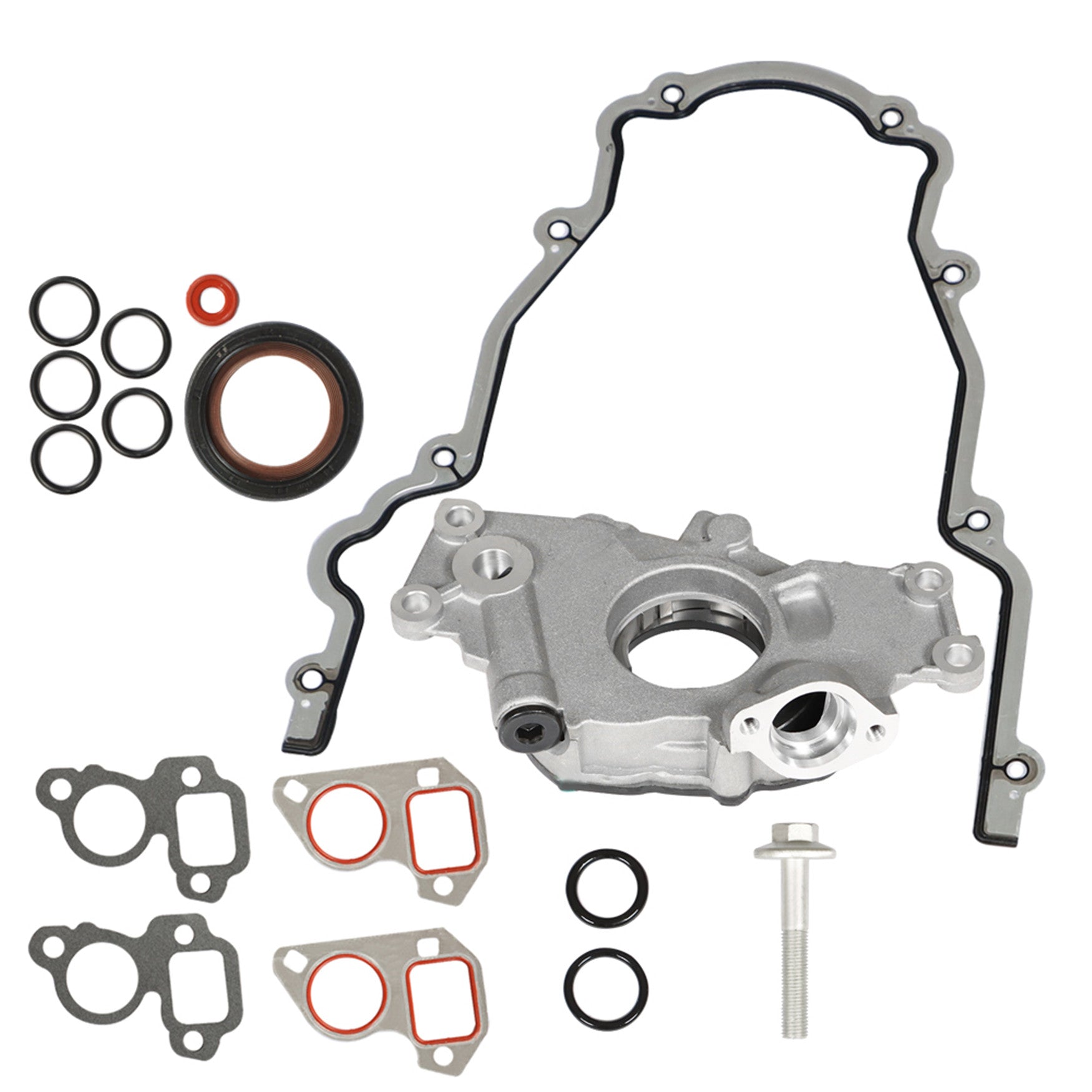 Oil Pump Change Kit W/Gaskets Balancer Bolt RTV For GM LS M295 High Volume Lab Work Auto