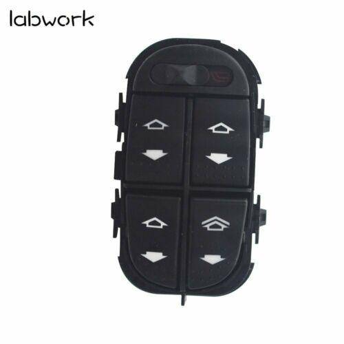 One Master Power Window Switch Driver Side Left LH For 2000-07 Ford Focus 4 Door Lab Work Auto
