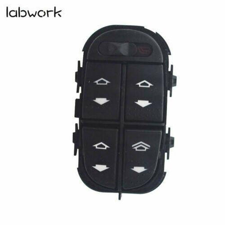 One Master Power Window Switch Driver Side Left LH For 2000-07 Ford Focus 4 Door Lab Work Auto