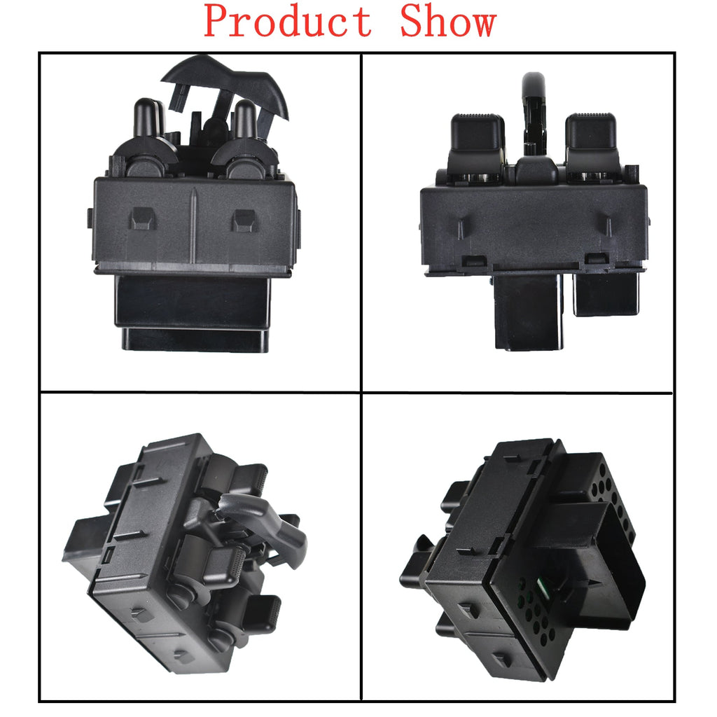 One Master Power Window Switch Front Left For 2007-2010 Jeep Wrangler 4 Door Lab Work Auto