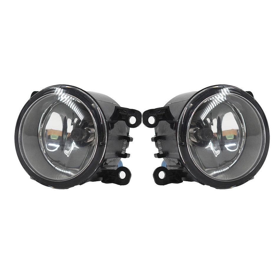 Pair Driving Fog Light Lamp Housing Assembly For Acura Ford Honda Nissan Subaru Lab Work Auto