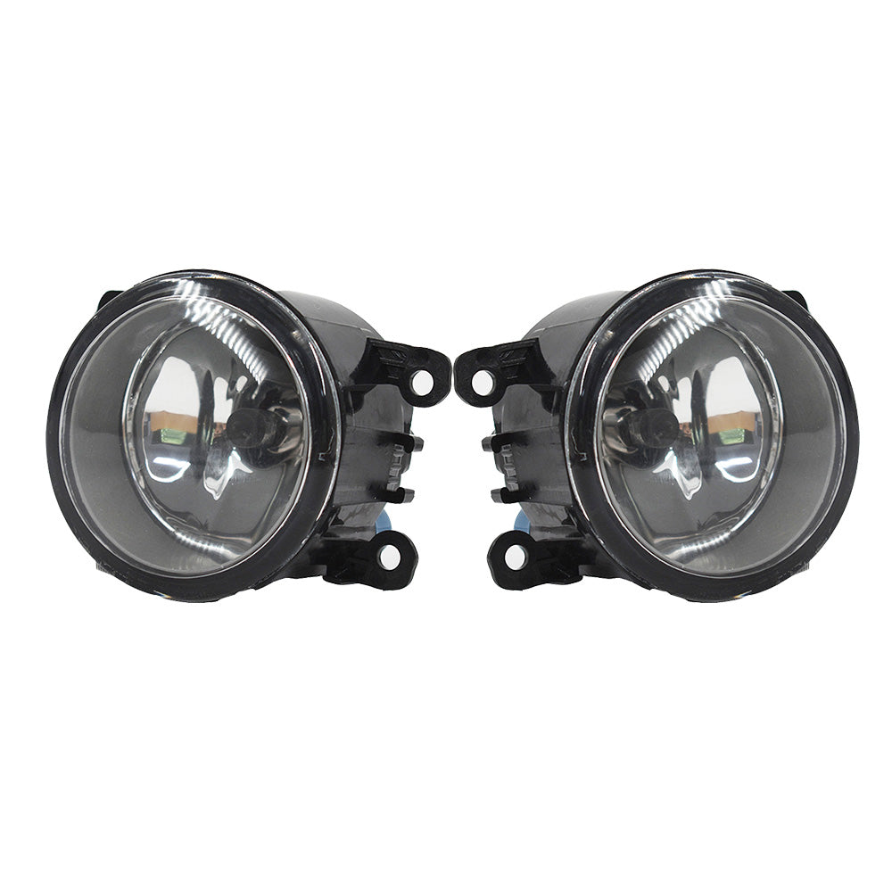 Pair Driving Fog Light Lamp Housing Assembly For Acura Ford Honda Nissan Subaru Lab Work Auto