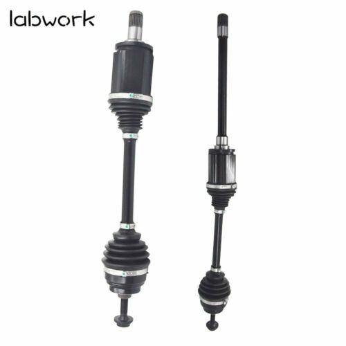 Pair Front CV Axle Shafts Fit for BMW 535i 528i 535d & 640i xDrive Lab Work Auto