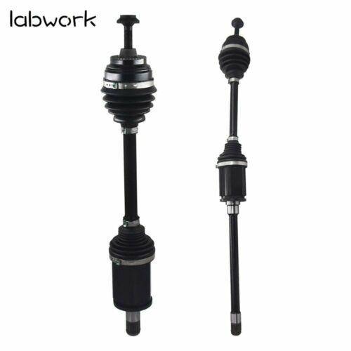 Pair Front CV Axle Shafts Fit for BMW 535i 528i 535d & 640i xDrive Lab Work Auto