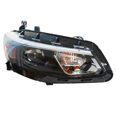 Pair Headlights Fit For 2016-2018 Chevy Malibu Black Housing Clear Lens Headlamp Lab Work Auto