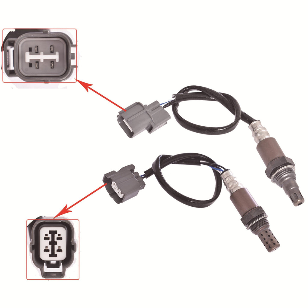 Pair of Oxygen Sensor Upstream Downstream For 2007-2011 Honda Element 2.4L l4 Lab Work Auto