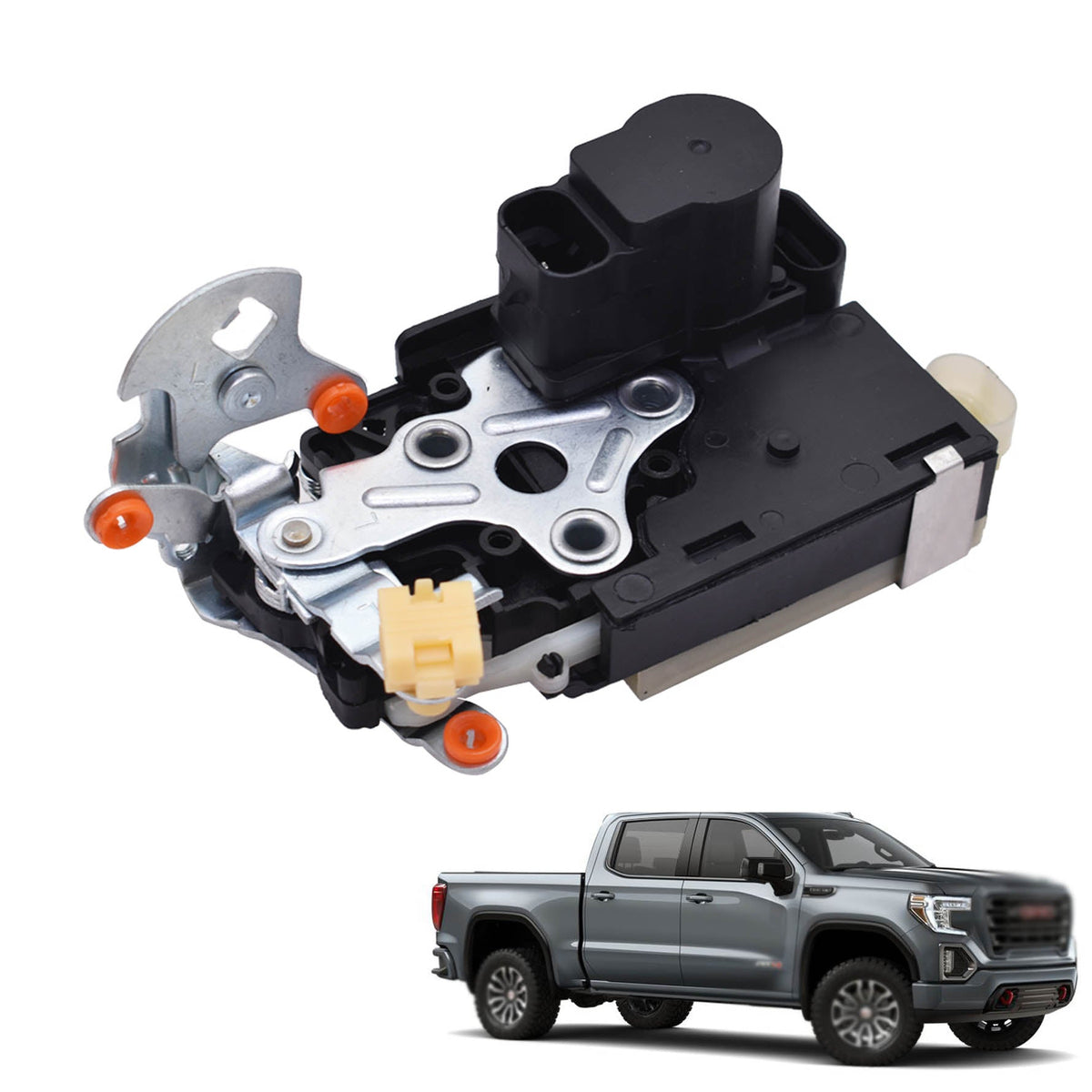 Power Door Lock Actuator w/ Latch for CHEVROLET GMC Front Left w/ Keyless Entry Lab Work Auto
