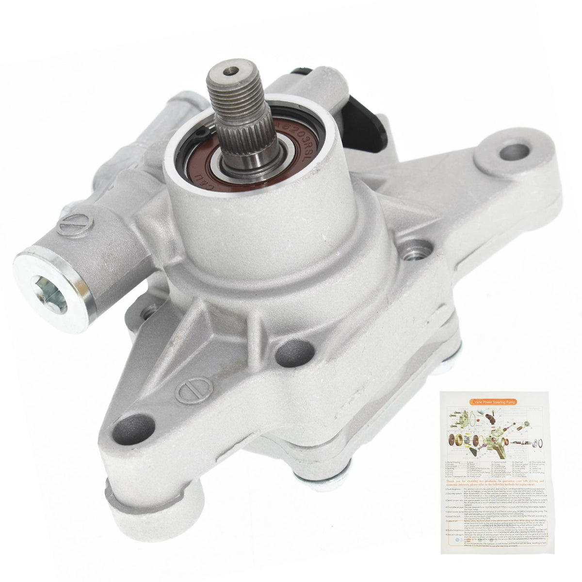 Power Steering Pump For 2001 2000 1999 1998 1997 Honda Civic CRV CR-V Acura EL Lab Work Auto