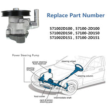 Load image into Gallery viewer, Power Steering Pump for Hyundai Elantra 2000-2006 2001 2002 2003 2004 2005 2.0L Lab Work Auto
