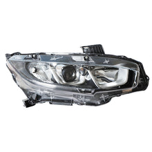 Load image into Gallery viewer, Projector Headlight For 2016-2018 Honda Civic Halogen Headlamp Chrome Right Side Lab Work Auto