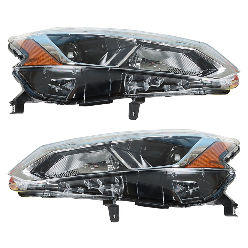 Projector Headlights For 2019-2020 Nissan Altima Halogen Headlamps Right & Left Lab Work Auto