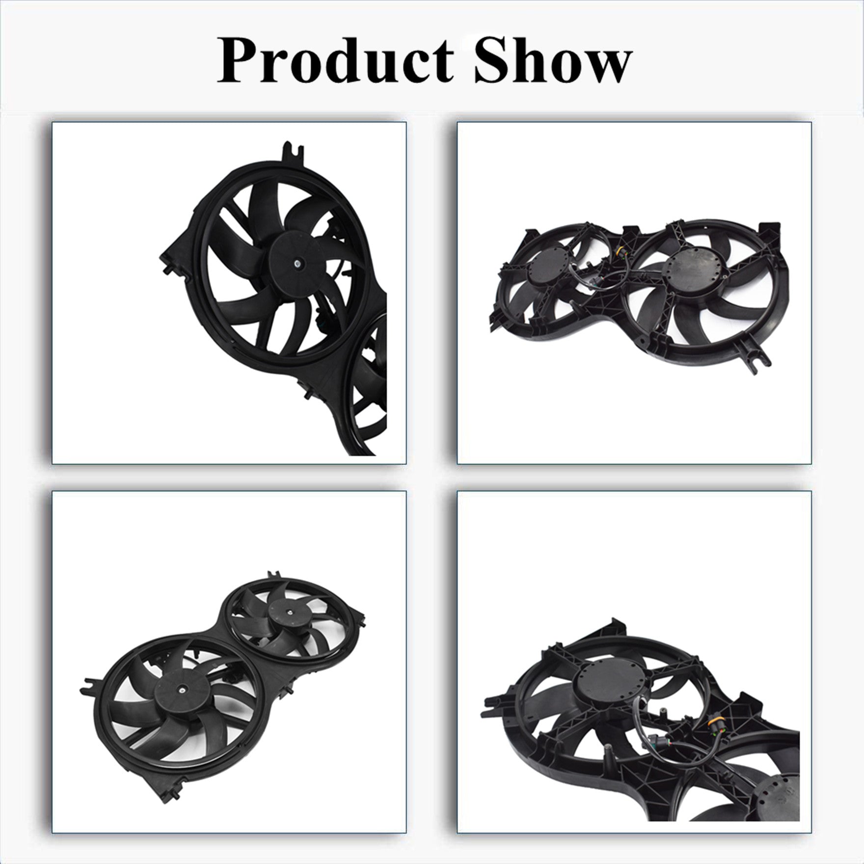 Radiator A/C Condenser Cooling Fan for Pathfinder 13-19 Infiniti QX60 TYC623760 Lab Work Auto