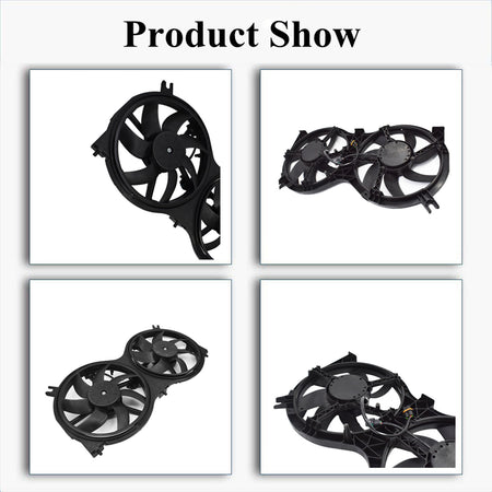 Radiator A/C Condenser Cooling Fan for Pathfinder 13-19 Infiniti QX60 TYC623760 Lab Work Auto