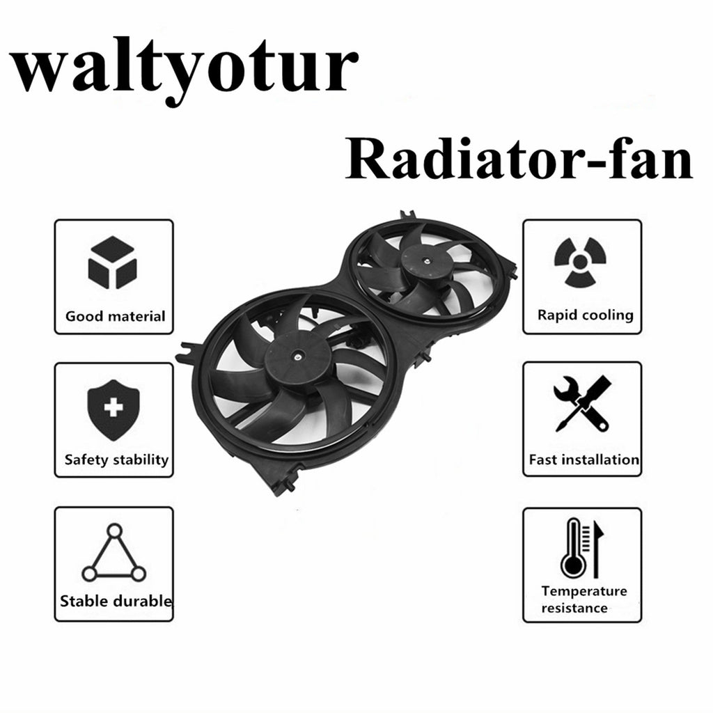 Radiator A/C Condenser Cooling Fan for Pathfinder 13-19 Infiniti QX60 TYC623760 Lab Work Auto