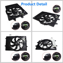 Load image into Gallery viewer, Radiator AC Condenser Cooling Fan Assembly For 2017-2018 Elantra 2.0L Lab Work Auto