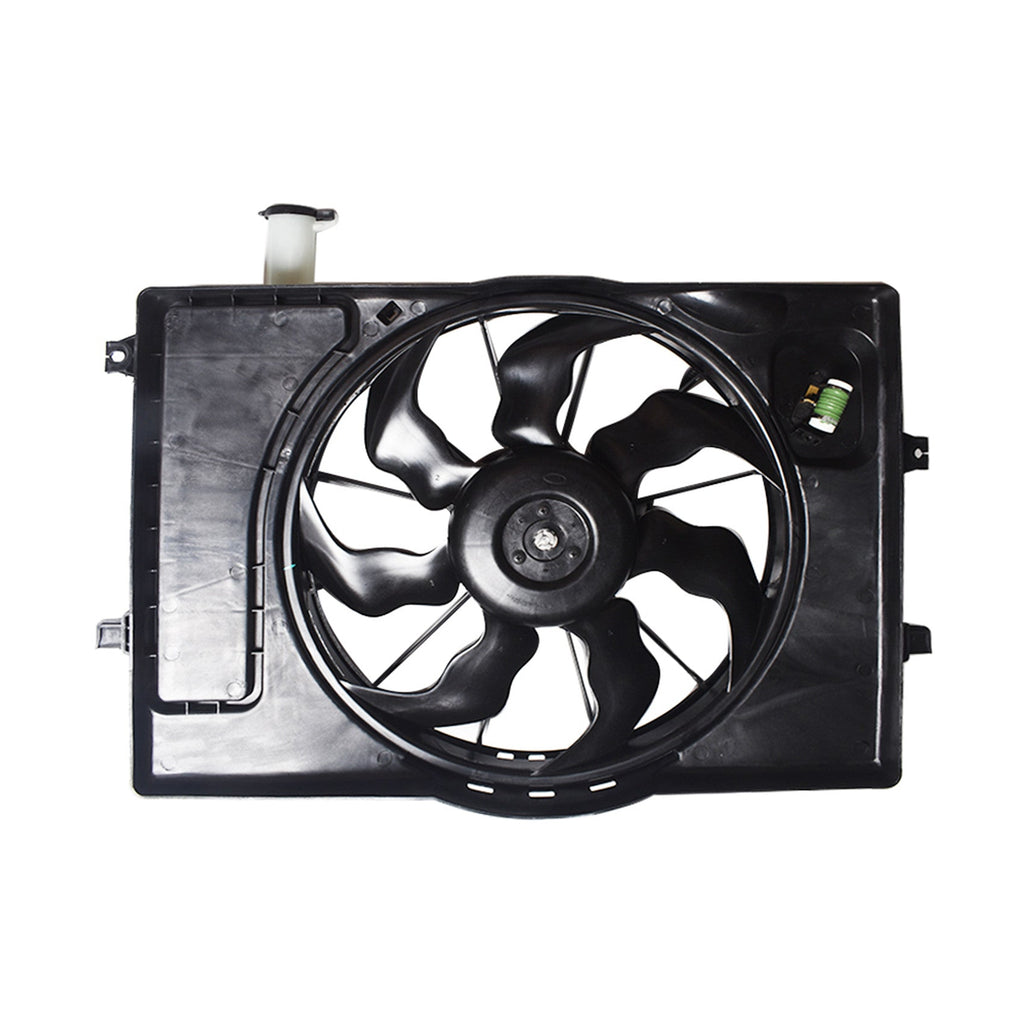 Radiator AC Condenser Cooling Fan Assembly For 2017-2018 Elantra 2.0L Lab Work Auto