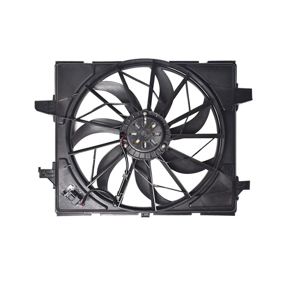 Radiator And A/C Condenser Fan For Jeep Grand Cherokee Dodge Durango 3 prong Lab Work Auto