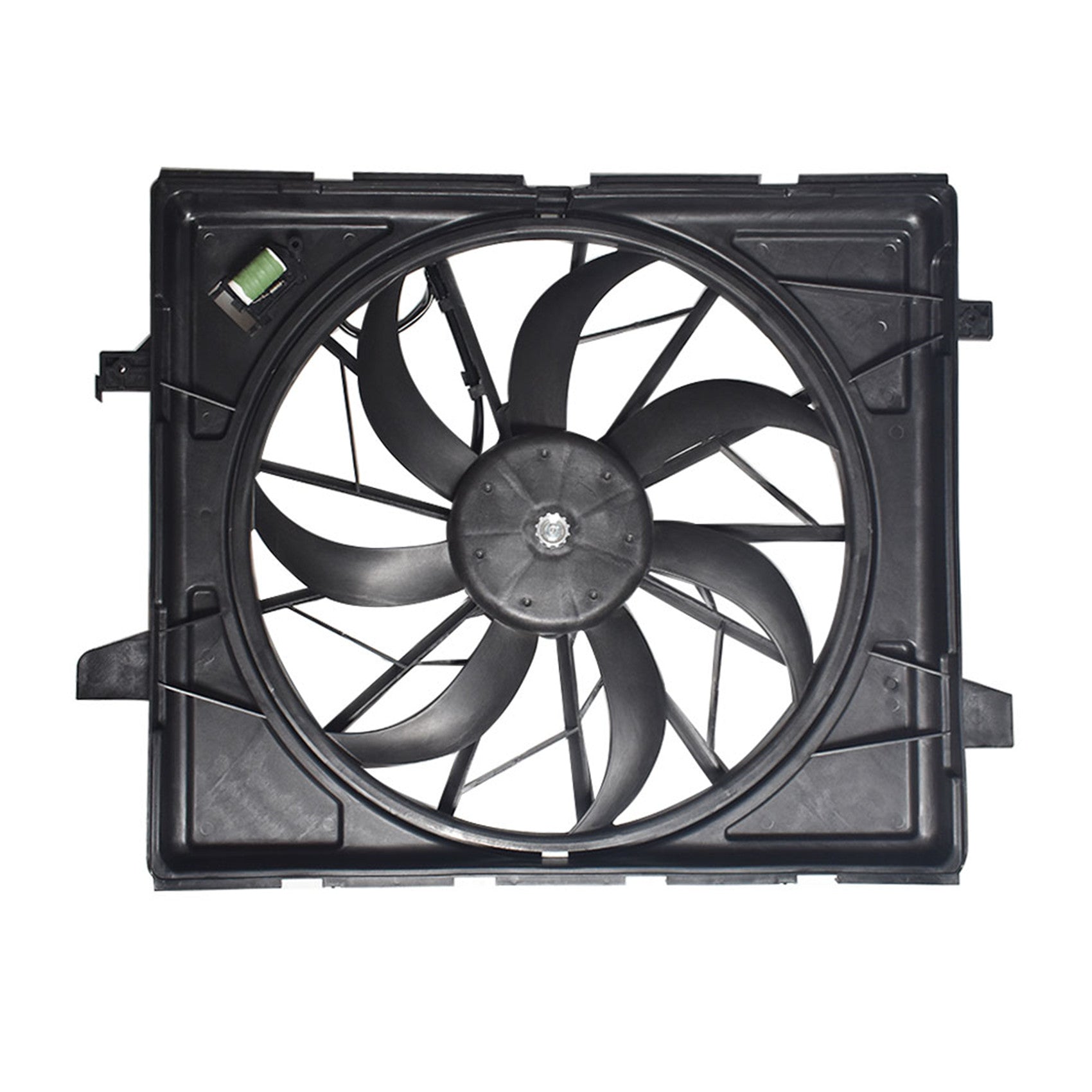Radiator And A/C Condenser Fan For Jeep Grand Cherokee Dodge Durango 3 prong Lab Work Auto