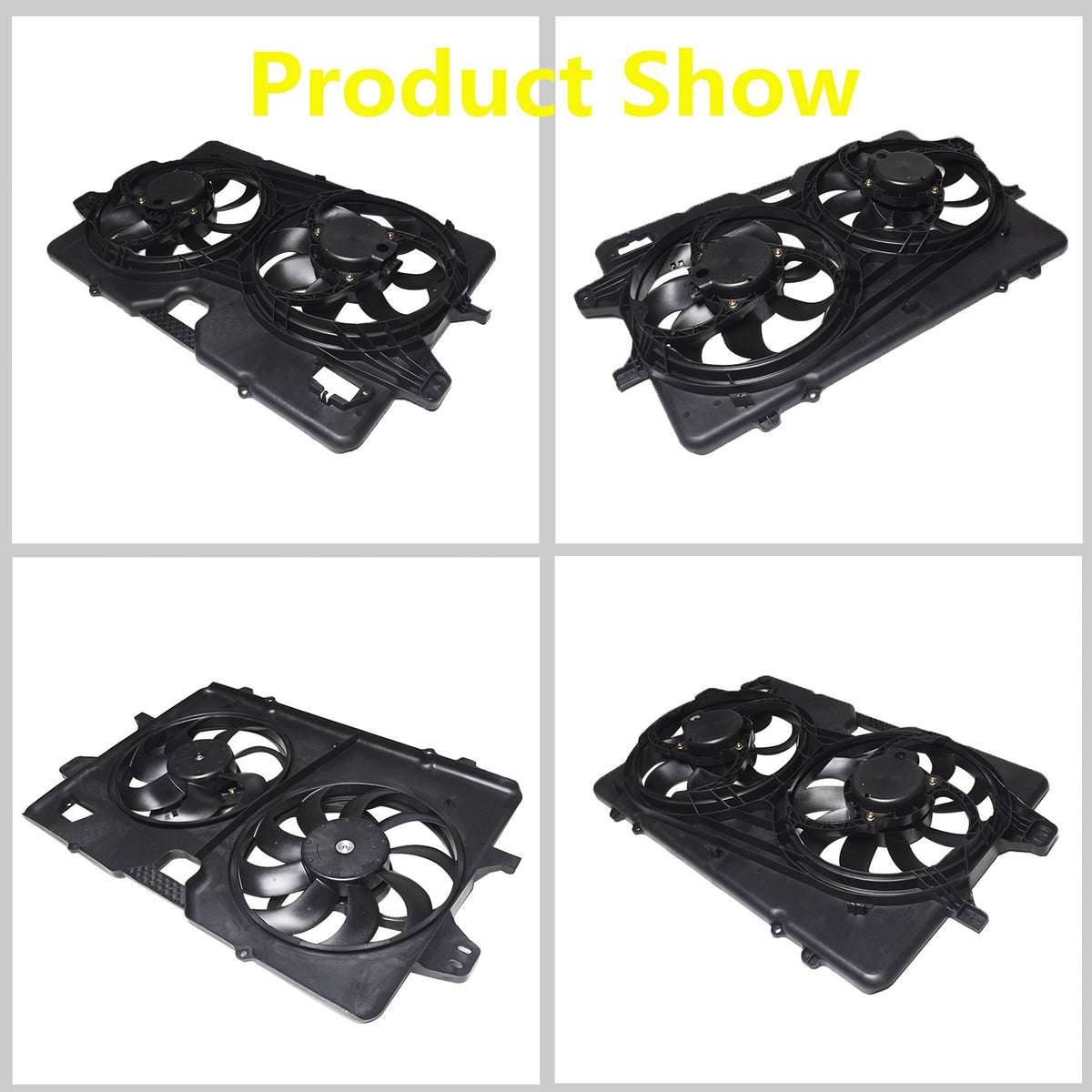 Radiator And Condenser Fan For Ford Escape Mercury Mariner FO3115182 FA70593 Lab Work Auto