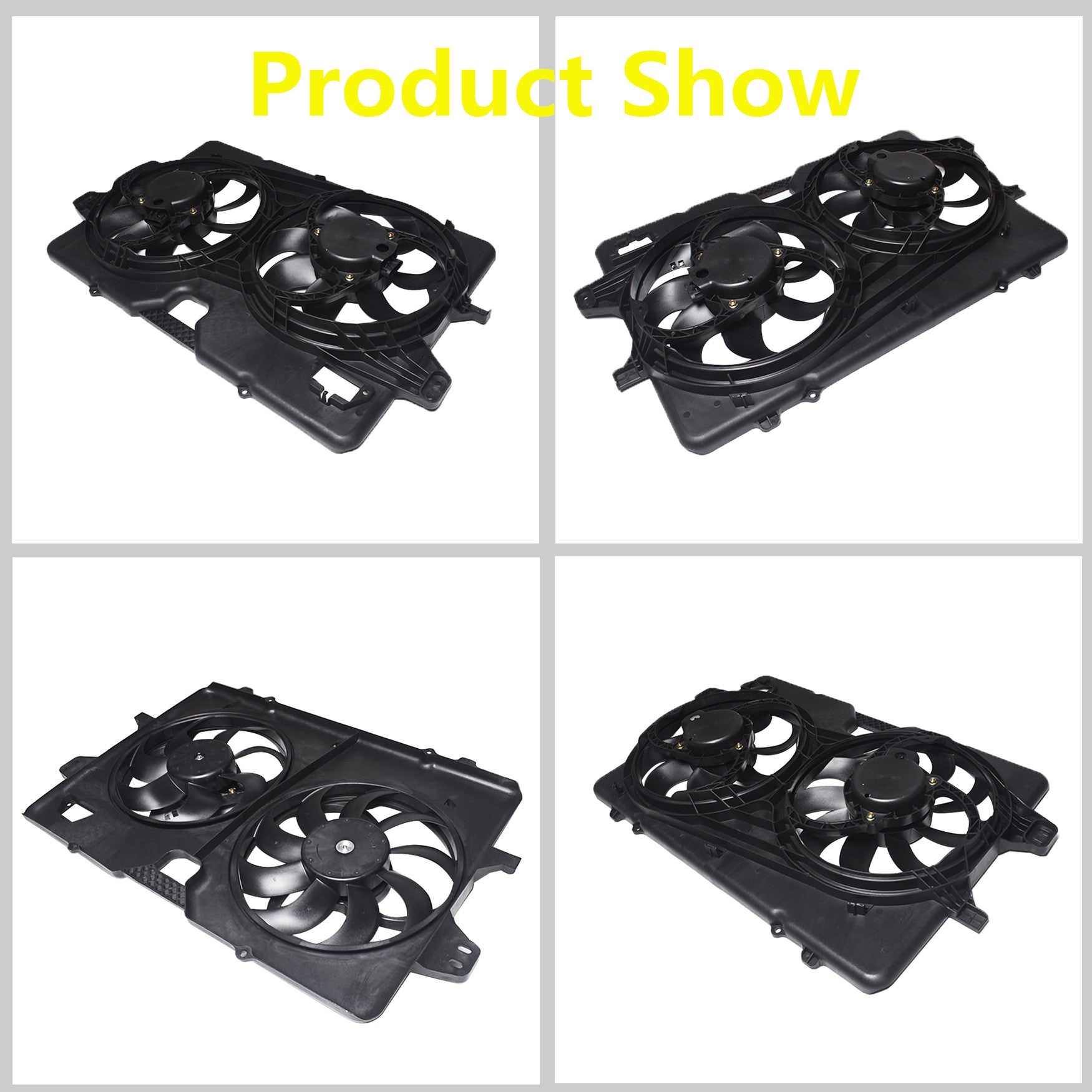 Radiator And Condenser Fan For Ford Escape Mercury Mariner FO3115182 FA70593 Lab Work Auto