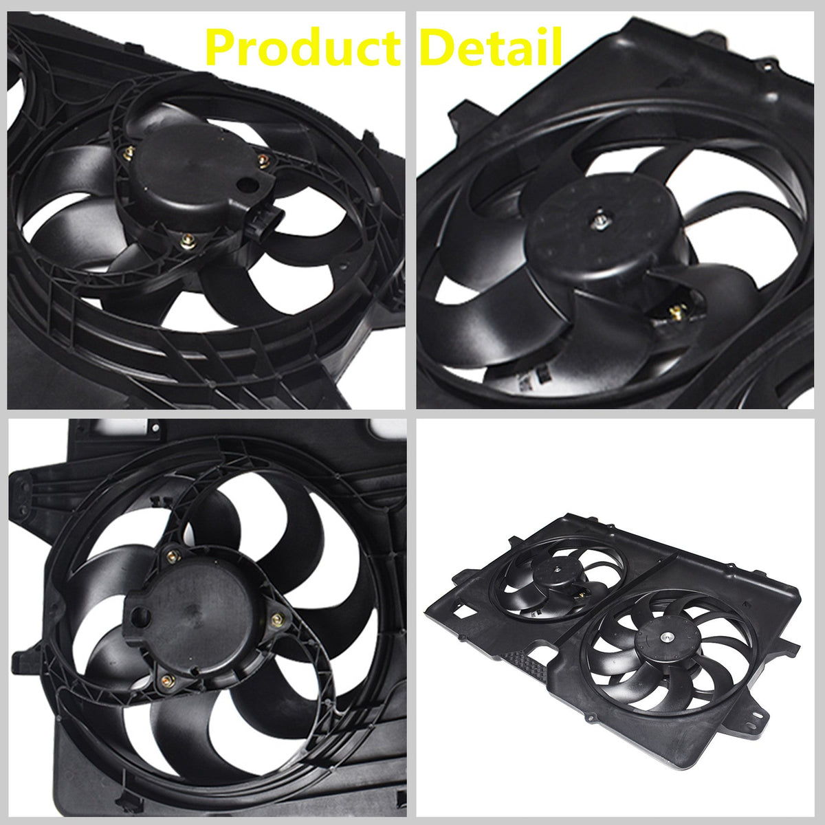 Radiator And Condenser Fan For Ford Escape Mercury Mariner FO3115182 FA70593 Lab Work Auto