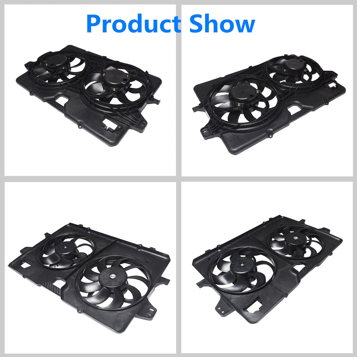 Radiator And Condenser Fan For Ford Escape Mercury Mariner FO3115182 FA70593 Lab Work Auto