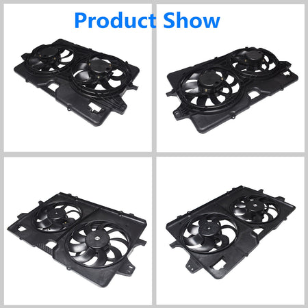 Radiator And Condenser Fan For Ford Escape Mercury Mariner FO3115182 FA70593 Lab Work Auto