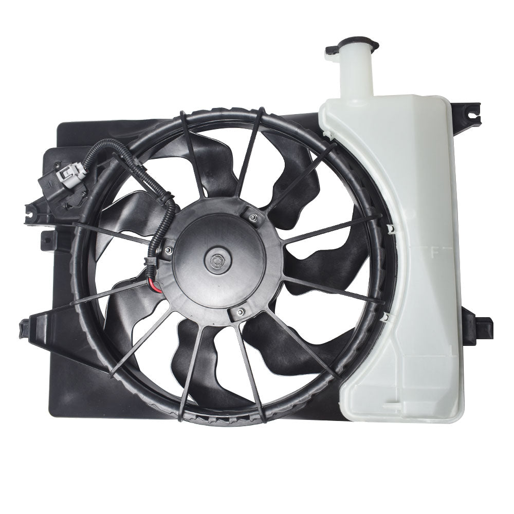 Radiator And Condenser Fan For Hyundai Elantra Kia Forte HY3115152 TYC623510 Lab Work Auto