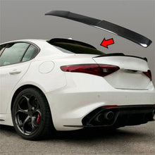 Load image into Gallery viewer, Rear Roof Spoiler Lid For Alfa Romeo Giulia 2017 2018-2021 Carbon Fiber Black Lab Work Auto