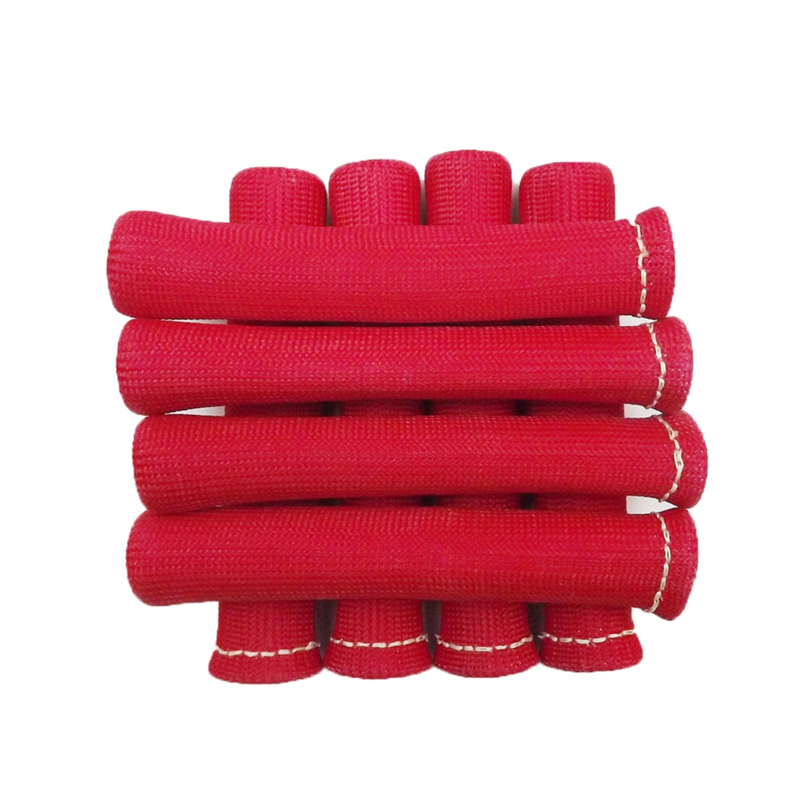 Red 8pcs 1200° Spark Plug Wire Boots Heat Shield Protector Sleeve SBC BBC Lab Work Auto