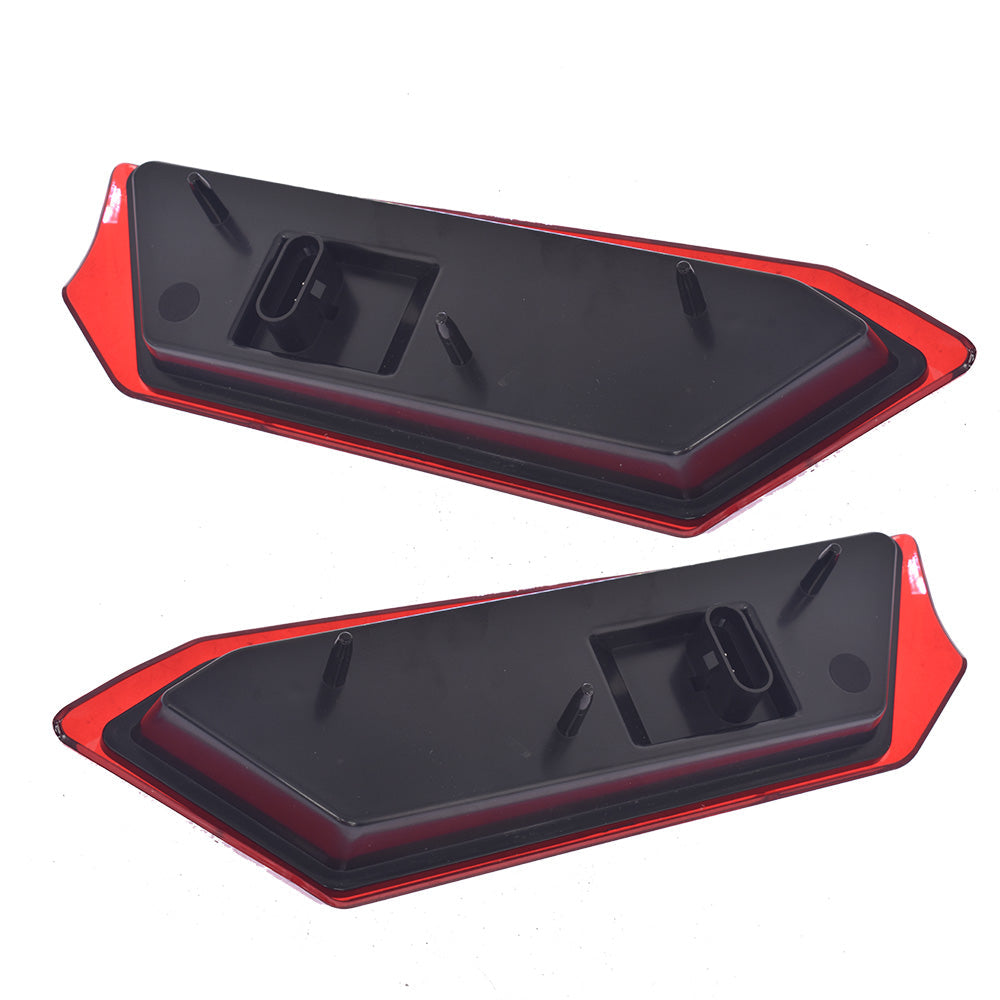 Red LED Tail lights for Polaris RZR 1000 XP 900 900s Tubro Pair USA Lab Work Auto