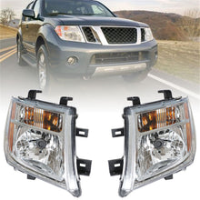 Load image into Gallery viewer, Replacement Headlight Pair For Nissan Pathfinder/Frontier 2005-07/08 Clear Lens Lab Work Auto