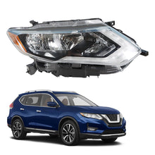 Load image into Gallery viewer, Right Side Headlamp For 2017-2019 Nissan Rogue Halogen Headlight Chrome Housing Lab Work Auto