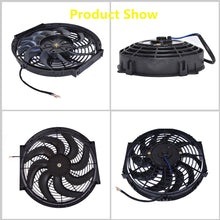 Load image into Gallery viewer, Set 2 12 inch Universal 12V Electric Radiator Cooling Slim Fans Push Pull Mount Lab Work Auto