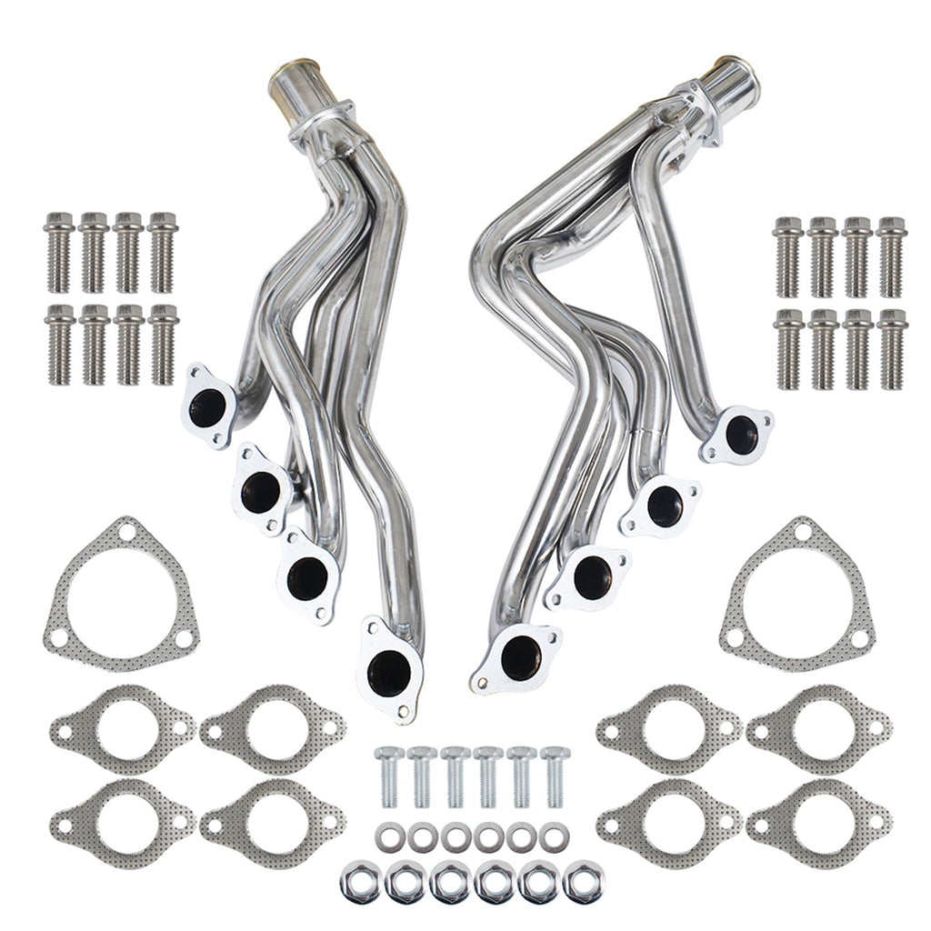 Silver Coated Heavy Duty Headers For 1968-1972 Chevy Chevelle Camaro 396 427 454 Lab Work Auto
