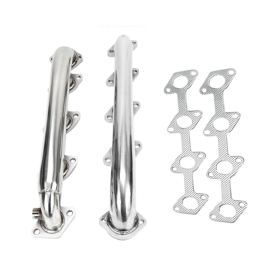 Stainless Performance Headers Manifolds For 04-07 Ford Powerstroke F250 F350 6.0 Lab Work Auto