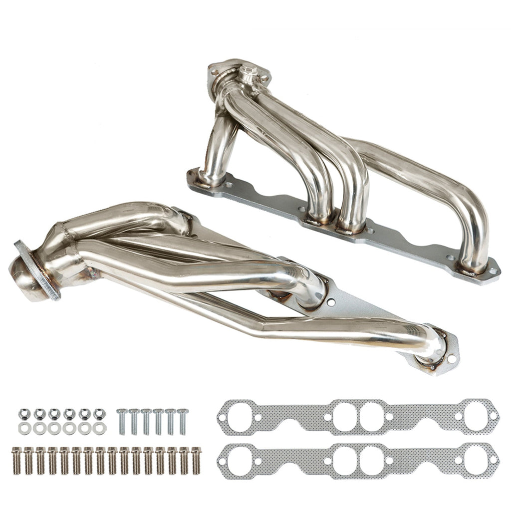 Stainless Steel Header Exhaust Manifold For 90-95 Chevy/GMC C/K Truck 5.0/5.7 V8 Lab Work Auto