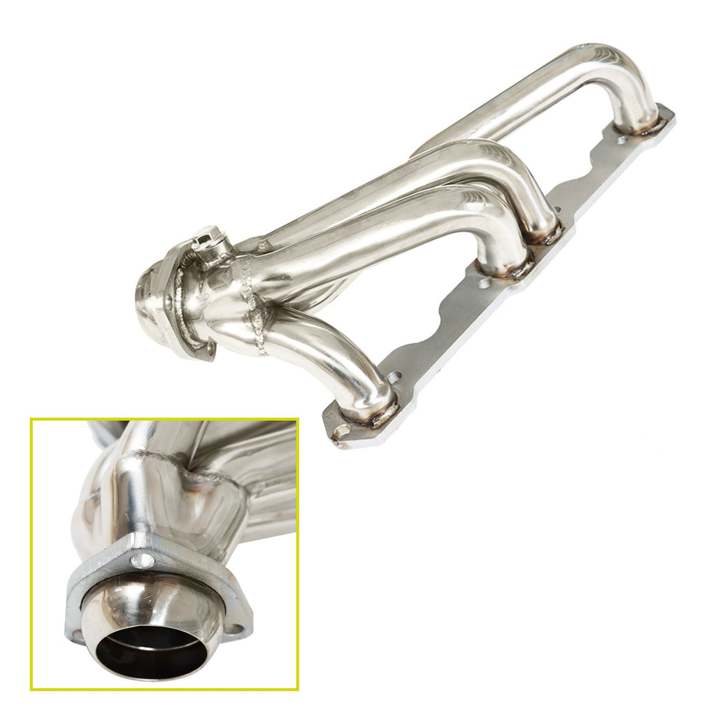 Stainless Steel Header Exhaust Manifold For 90-95 Chevy/GMC C/K Truck 5.0/5.7 V8 Lab Work Auto