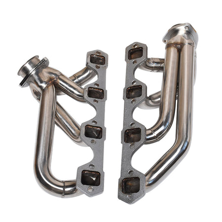 Stainless Steel Shorty Headers Exhaust Manifolds For 1965-1976 Ford 260 289 302 Lab Work Auto