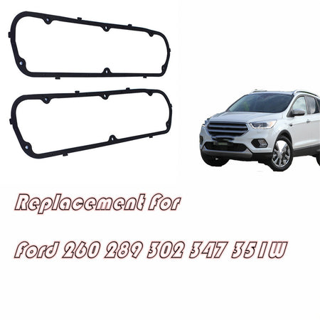 Steel Core Rubber Valve Cover Gaskets for SB Ford 260 289 302 347 351W SBF Lab Work Auto