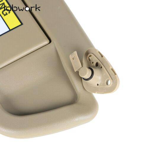 Sun Visor Plastic Passenger Right Side Beige For 2006 2007 - 2011 Honda Civic Lab Work Auto