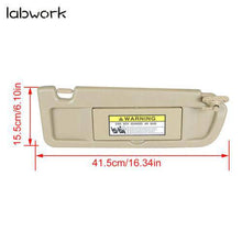 Load image into Gallery viewer, Sun Visor Plastic Passenger Right Side Beige For 2006 2007 - 2011 Honda Civic Lab Work Auto