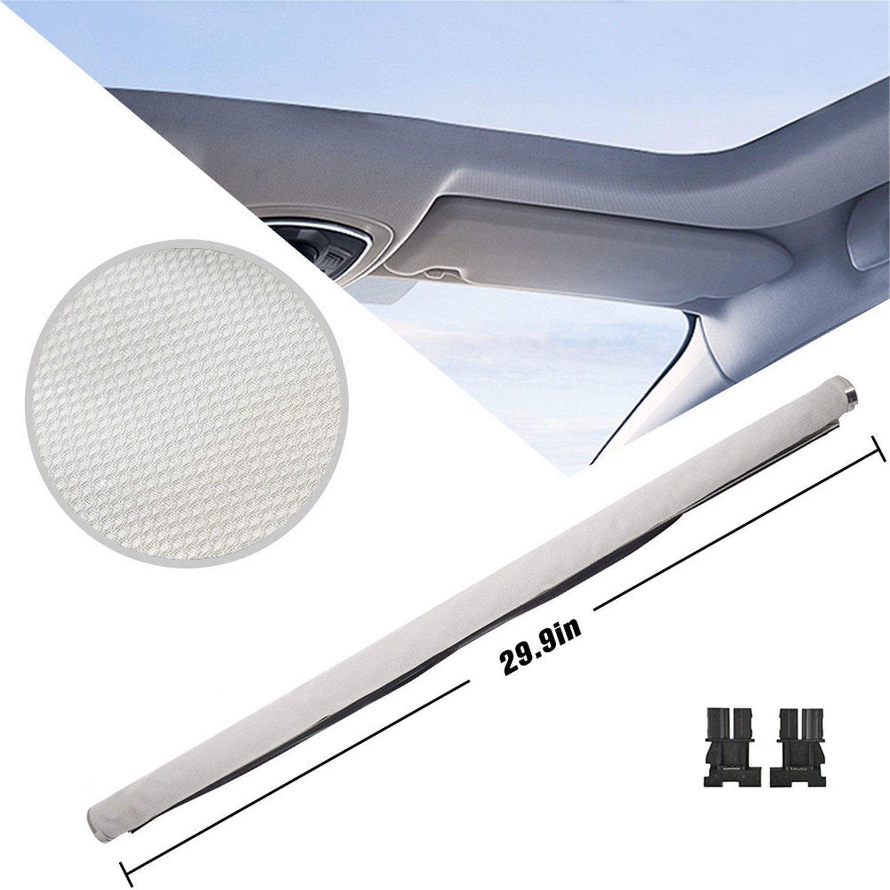 Sunroof Sunshade Corn Gray 1K9877307B for VW Sharan TiguanGolf Audi Q5 Lab Work Auto