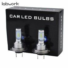 Load image into Gallery viewer, Super Bright 8000K Ice Blue Headlight Bulbs Kit High Low Beam H7 LED 80W 8000LM Lab Work Auto