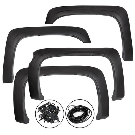 Textured Factory OE Style Fender Flares For 2007-13 Chevrolet Silverado 1500 Lab Work Auto