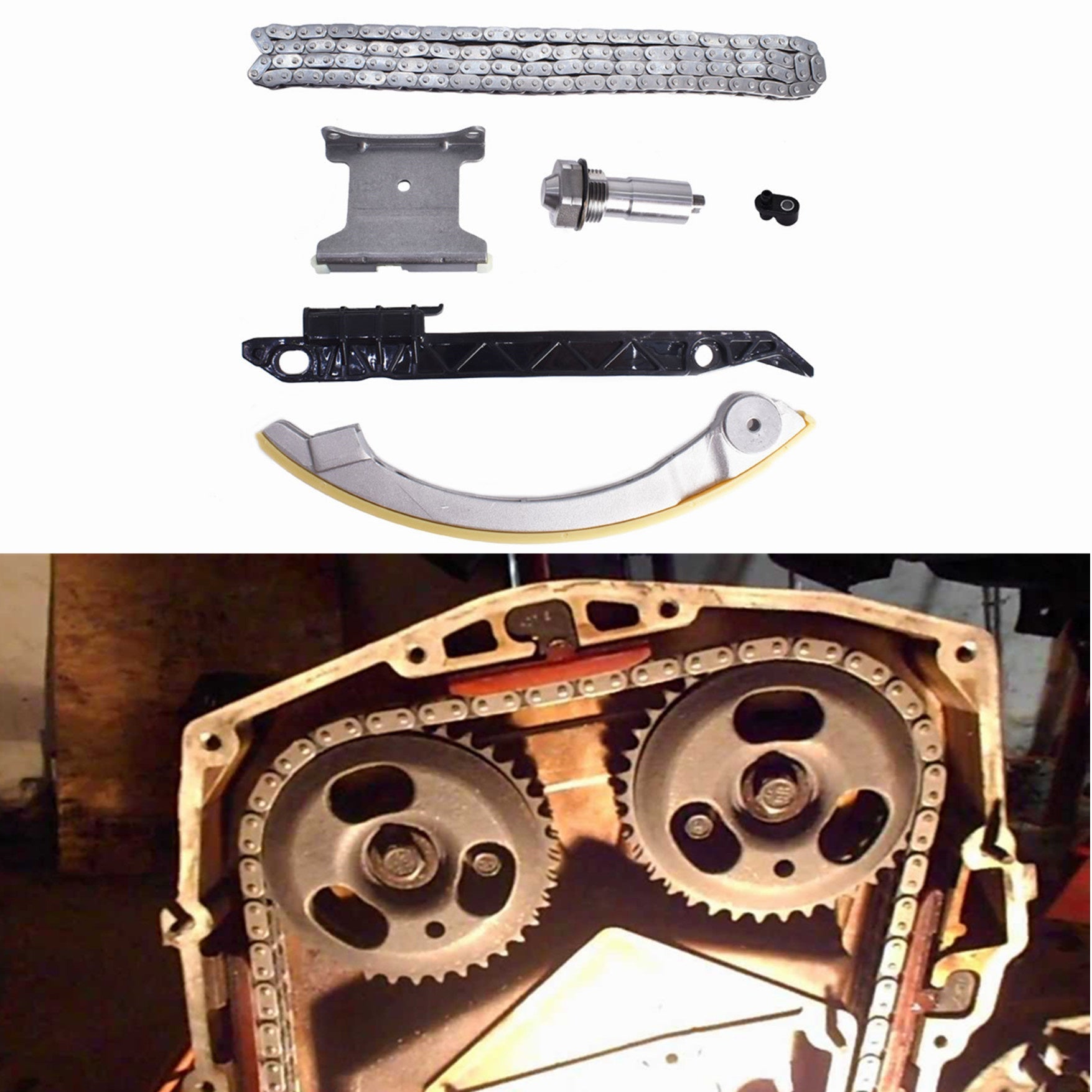 Timing Chain Kit Front For Impala Cavalier Malibu 9-3 Terrain Equinox Cobalt Lab Work Auto